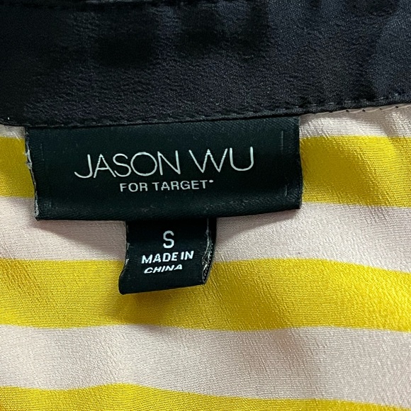 JASON WU for Target Striped Dress in Pink & Yellow Sz S - Picture 3 of 4